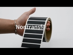 25mmx10mm 고온 접착제 라벨 1 밀리 백색 매트 폴리마이드 물질