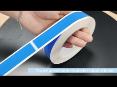 45um 1ml 변조 방지 밀폐 보안 스티커 은 매트 반 전송 고 잔류