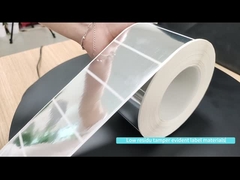 빨간색 56um 1 밀리 매트 비 전송 변조 방지 라벨