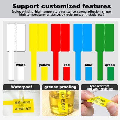 Custom A4 Cable Labels Waterproof Printable Stickers